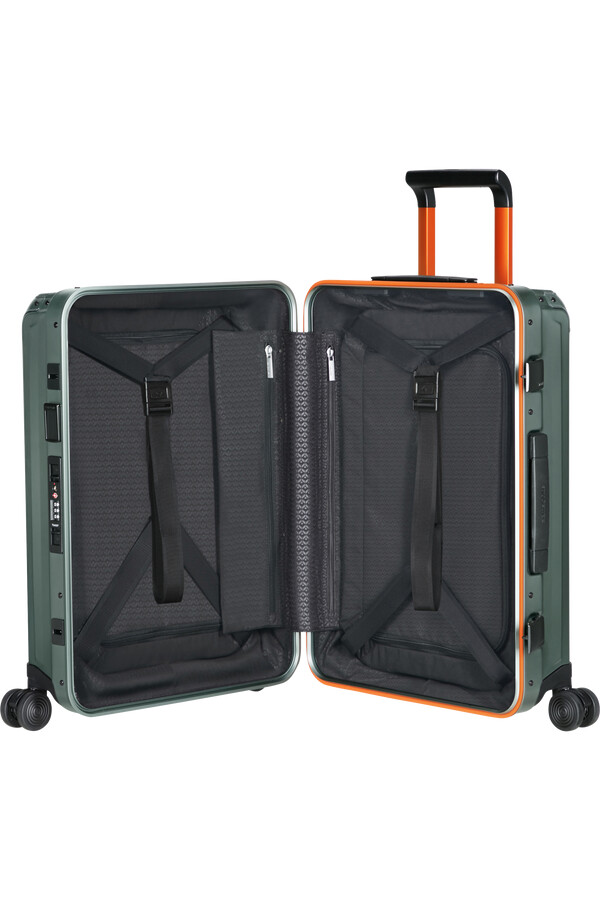 lite-box alu koffert 4 hjul 55 cm salvieoransje