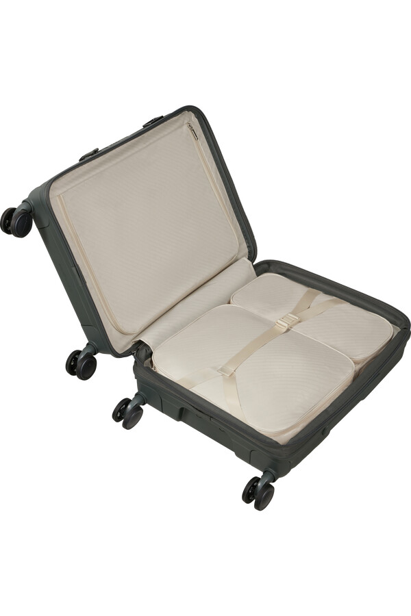 paralux spinner utvidbar 4 hjul 55 cm olivengrønn