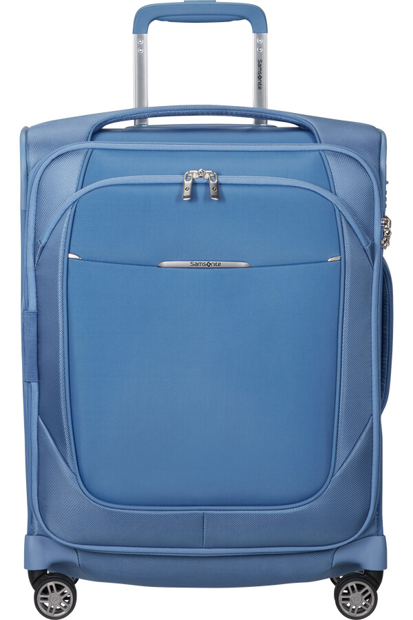 re-lite koffert med utvidbar veske 4 hjul 55 cm capri blue