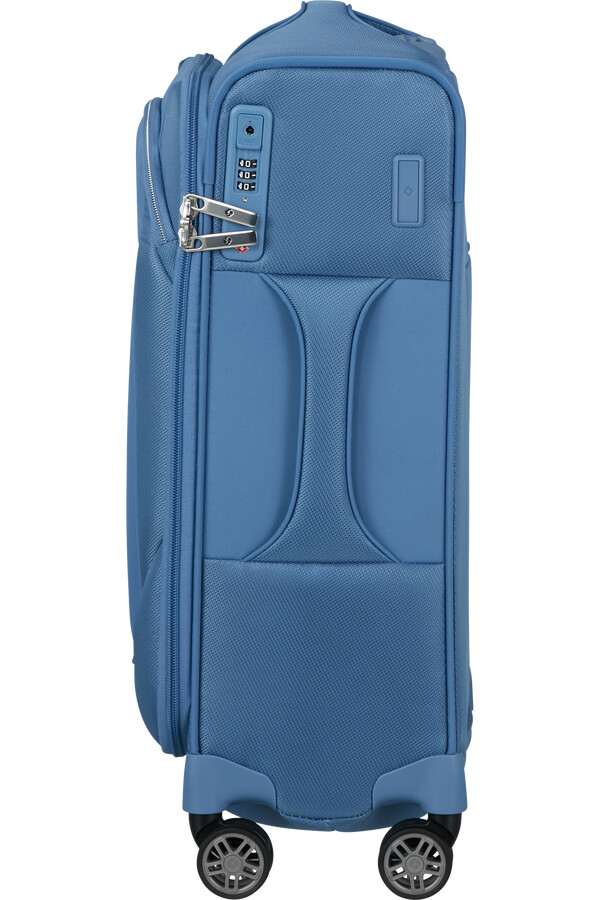 re-lite koffert med utvidbar veske 4 hjul 55 cm capri blue