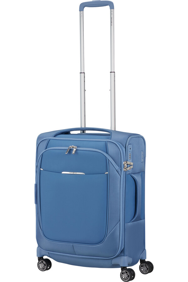 re-lite koffert med utvidbar veske 4 hjul 55 cm capri blue