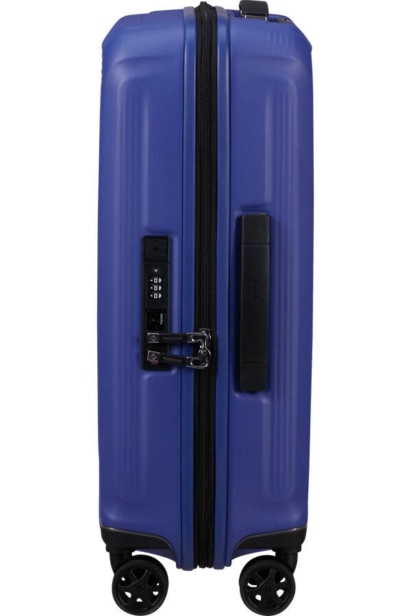 nuon koffert med utvidbar veske 4 hjul 55 cm matt nautical blue
