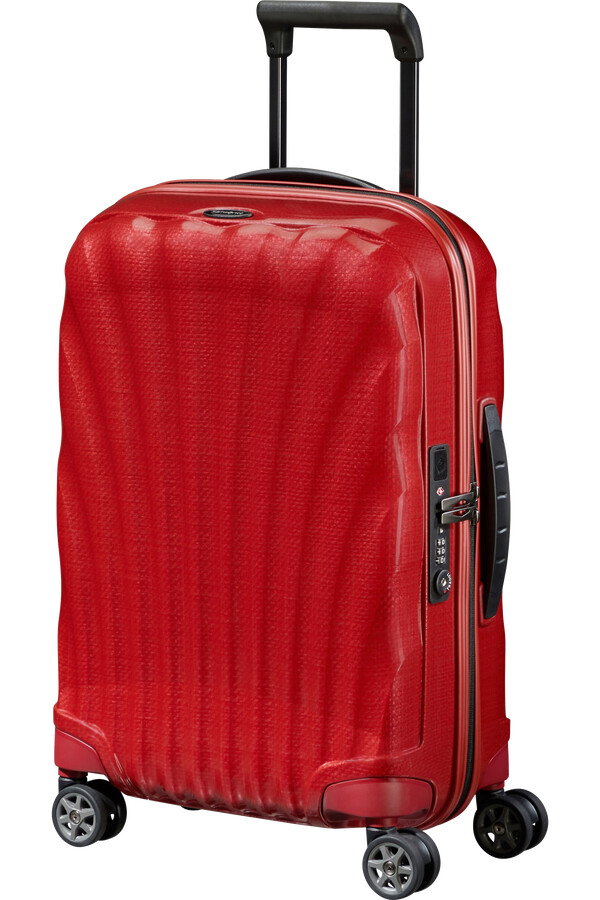 c-lite koffert med 4 hjul 55 cm chili red