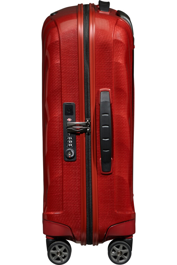 c-lite koffert med 4 hjul 55 cm chili red