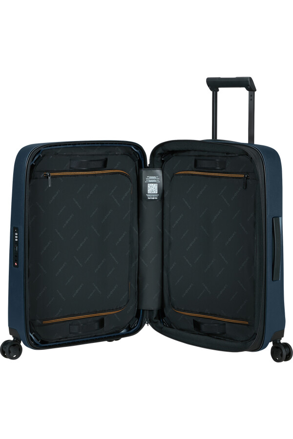 essens koffert med utvidbar veske 4 hjul 55 cm midnattsblå