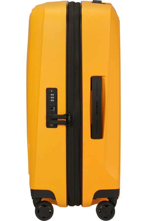 essens koffert med utvidbar veske 4 hjul 55 cm radiant yellow