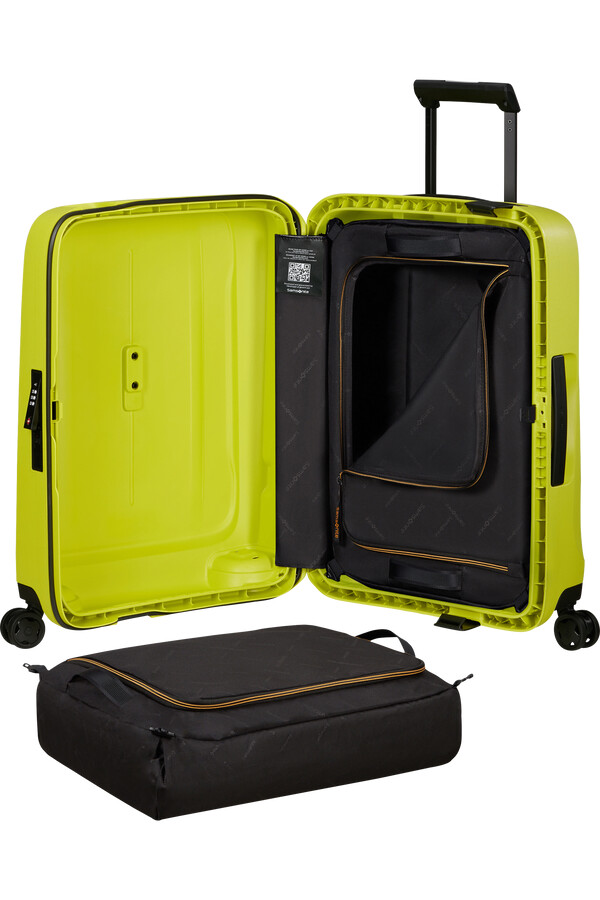 essens koffert 4 hjul 55cm lime