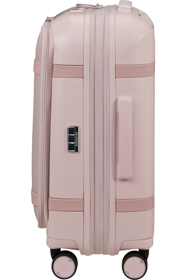 image spinner utvidbar 4 hjul 55 cm rosa