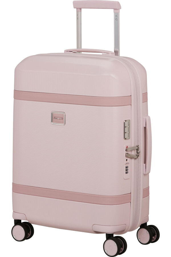 image spinner utvidbar 4 hjul 55 cm rosa