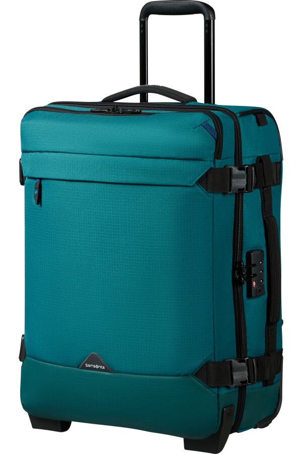 roadseeker duffelbag med hjul 55 cm ryggsekk dyp blågrønn