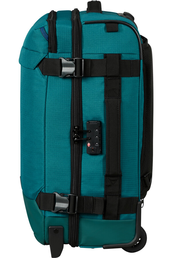 roadseeker duffelbag med hjul 55 cm ryggsekk dyp blågrønn