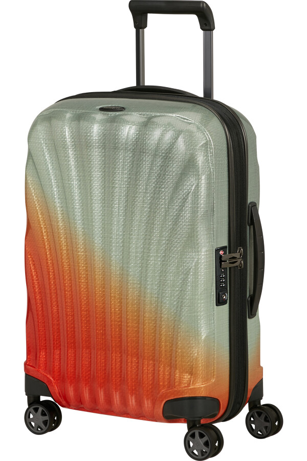 c-lite koffert med utvidbar veske 4 hjul 55 cm gradient sage
