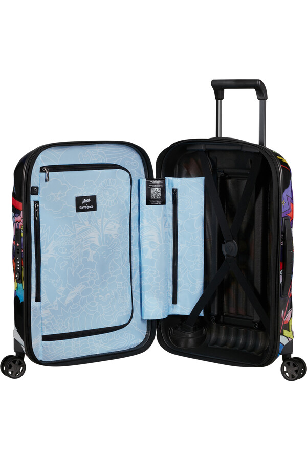 c-lite x vexx koffert utvidbar 4 hjul 55 cm nightfall