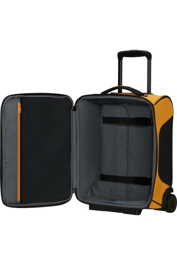 ecodiver reisebag med hjul under setet 45 cm gul