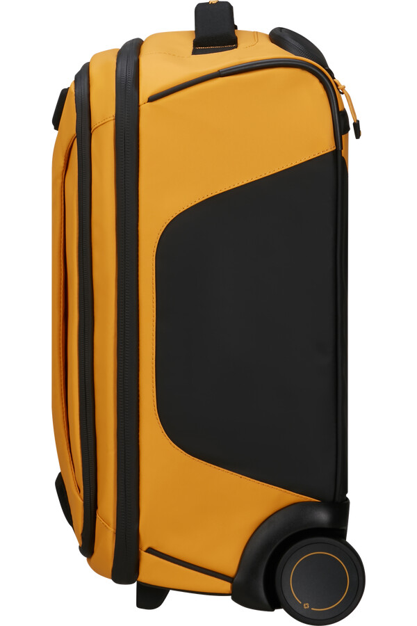 ecodiver reisebag med hjul under setet 45 cm gul