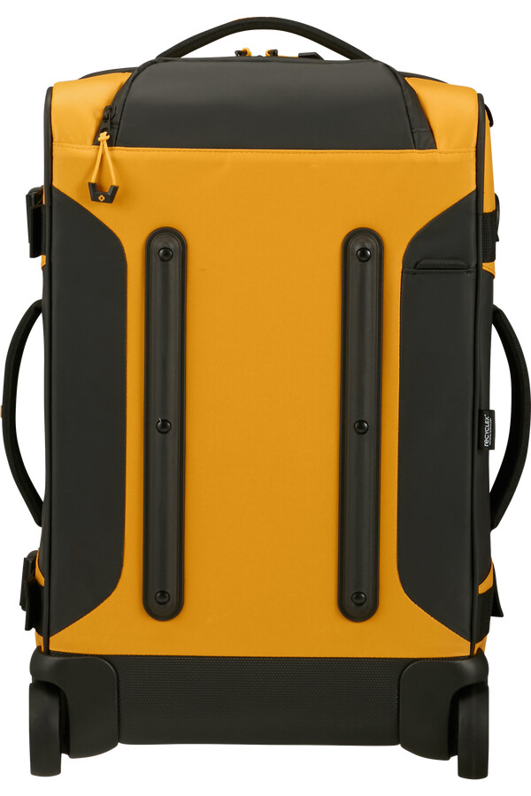ecodiver duffelbag med hjul dobbel ramme 55 cm gul