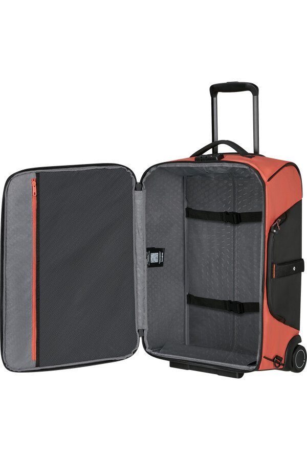 ecodiver duffelbag med hjul ryggsekk 55cm clay