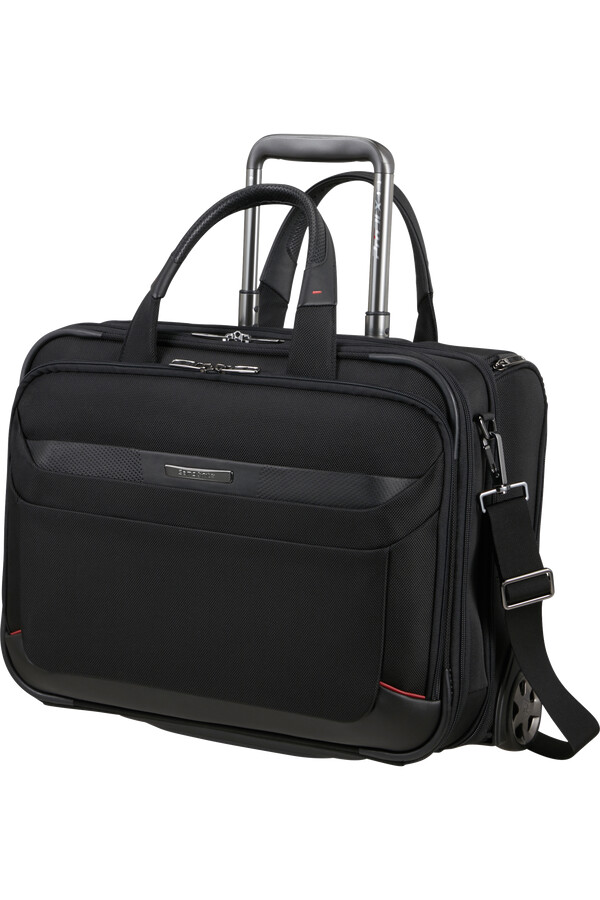 pro-dlx 6 pc-veske med hjul 156 tommer svart