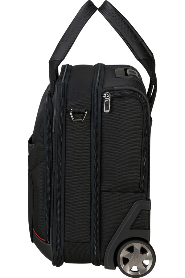 pro-dlx 6 pc-veske med hjul 156 tommer svart